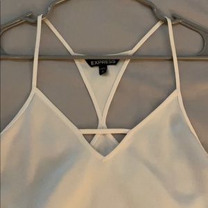 Express White Tank Top M